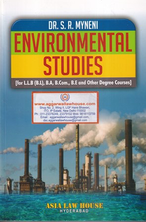 Asia's Environmental Studies for LLB by SR MYNENI Edition 2019
