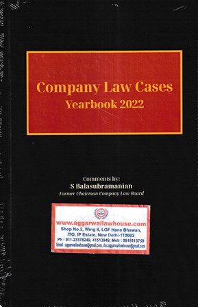 Bloomsbury Company Law Cases Yearbook 2022 By S Balasubramanian Edition 2022