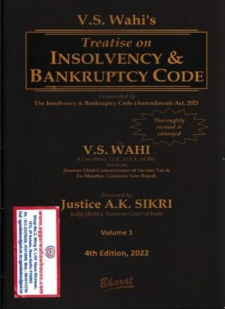 Bharat's Treatise on Insolvency & Bankruptcy Code in 2 Vols Set by VS WAHI 4th Edition 2022
