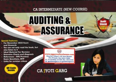 Garg's Auditing & Assurance (Summary Book) for CA Inter New Course by CA Jyoti Garg Applicable for Nov 2023 Exams