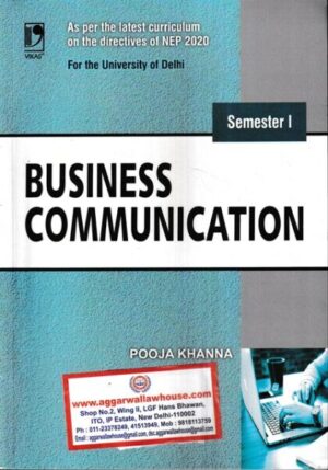 Vikas Publishing House S. Chand Business Communication for BA. B.Com Semester-I by Pooja Khanna Edition 2023