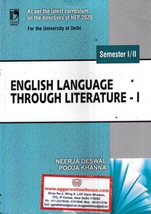 Vikas Publishing House S. Chand English Language Through Literature - I for BA. B.Com Semester-I/II by Pooja Khanna Edition 2023