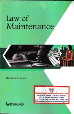 Lawmann's Law of Maintenance by Sachdeva & Surana  Edition 2024