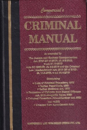 Commercial's Criminal Manual (Pocket Hardbound) Edition 2023