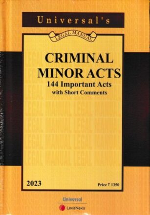 Universal's Criminal Minor Acts 144 Important Acts With Short Comments Pocket Edition 2023