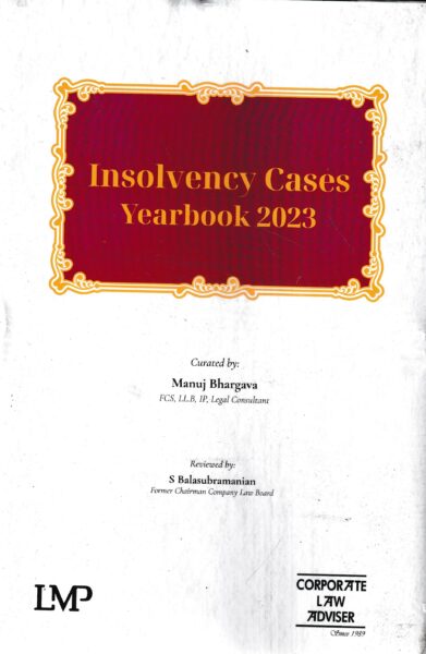 LMP Insolvency Cases Yearbook 2023 by S Balasubramanian Edition 2023