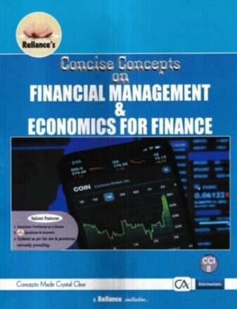 Reliance Concise Concepts on Financial Management & Economics For Finance CA Intermediate New Syllabus For Nov 2022 Exam