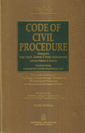 Ashoka Law House Mulla's Code of Civil Procedure (In 5 Volumes) Edition 2023