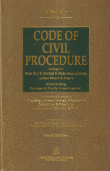 Ashoka Law House Mulla Code of Civil Procedure (In 5 Volumes) Edition 2024