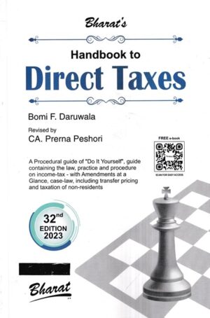 Bharat Handbook to Direct Taxes by Bomi F Daruwala  & Prarna Peshori Edition 2023