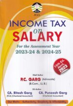 PCG's Income Tax on Salary For the Assessment Year 2023-24 & 2024-25 by PC Garg & Ritesh Garg Edition 2023