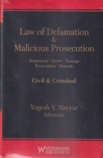 Whitesmann Law of Defamation & Malicious Prosecution Civil & Criminal by Yogesh V Nayyar Edition 2023minal Investigation & Police by Yogesh V Nayyar Edition 2023 (Copy)