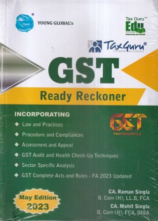 Young Global GST Ready Reckoner by Raman Singla & Mohit Singla Edition May 2023