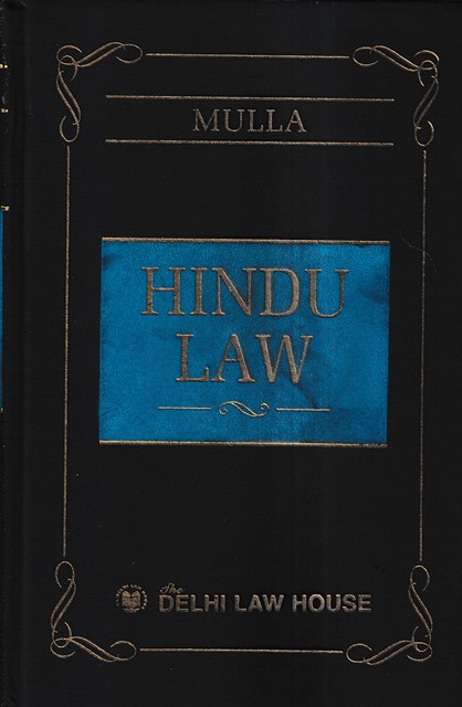 Delhi Law House Mulla Hindu Law Edition 2024