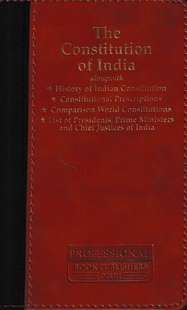 Professional Book Publishers The Constitution of India (Pocket Book) Edition 2023