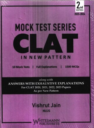 Whitesman Mock Test Series CLAT In New Pattern by Vishrut Jain Edition 2023