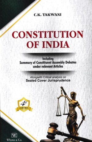 Whytes & Co Constitution of India by CK TAKWANI Edition 2023