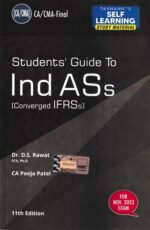Taxmann's Guide to Ind ASs Converged IFRSs for CA Final New Syllabus by DS RAWAT Applicable for  Nov 2023 Exams