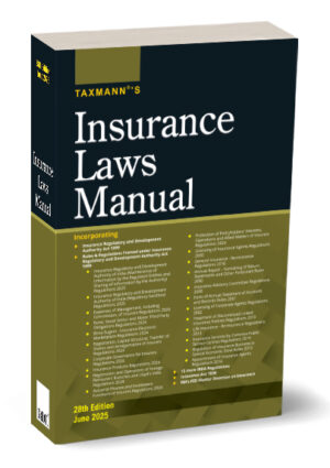 Taxmann Insurance Laws Manual 28th Edition 2025