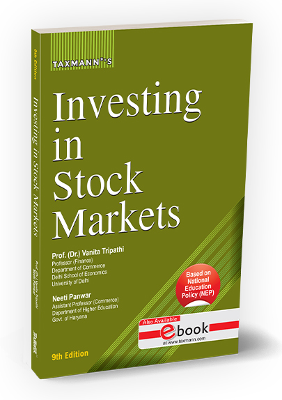 Taxmann's Investing in Stock Markets For B.COM by VANITA TRIPATHI & NEETIP ANWAR 9th Edition 2025