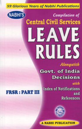 Nabhi Publication Compilation Of Central Civil Services Leave Rules nabhi-publication-compilation-of-central-civil-services-leave-rules