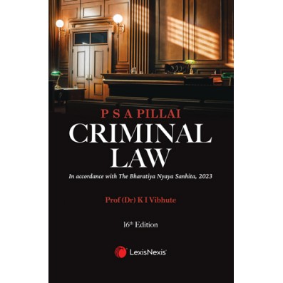 LexisNexis Criminal Law by P S A PILLAI 16th Edition 2025