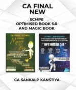 MMD CA Final Combo SCMPE Optimised Book 5.0 and Magic Book New Syllabus Set of 3 Volume By CA Sankalp Kanstiya Applicable for May 2023 Exam