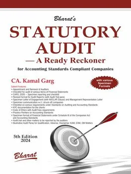 Bharat's Statutory Audit A Ready Reckoner by Kamal Garg Edition 2024