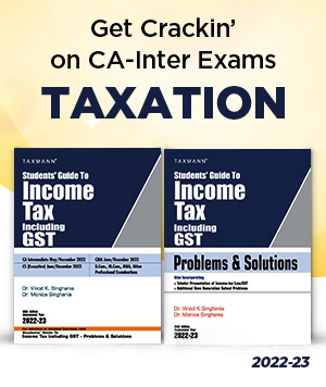 Taxmann's Combo for Students Guide to Income Tax Act including GST Textbook and Problems & Solutions for May & Nov. 2022 A.Y. 2022-23 | Set of 2 Books