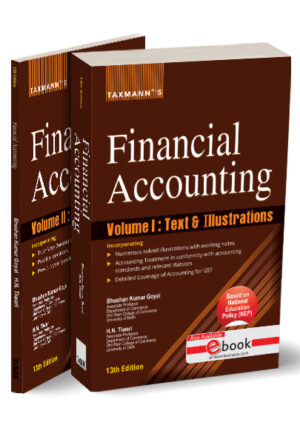 Taxmann Financial Accounting B.Com. (Hons.)/B.Com. UGCF By Bhushan Kumar Goyal H.N Tiwari Edition June 2025