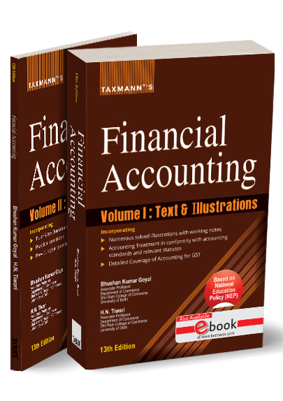 Taxmann Financial Accounting B.Com. (Hons.)/B.Com. UGCF By Bhushan Kumar Goyal H.N Tiwari Edition June 2025