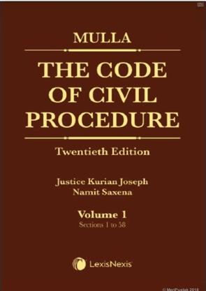 Lexis Nexis Mulla The Code of Civil Procedure Set of 3 Vol Edition 2021