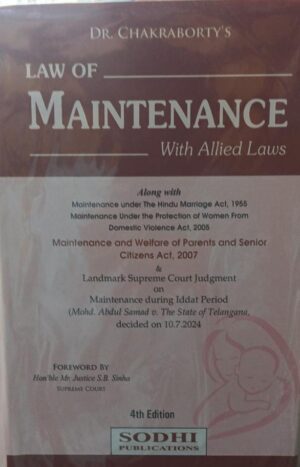 Sodhi Publication Law of Maintenance with Allied Laws by Chakraborty Edition 2023
