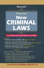 Commercial Proposed New Criminal Laws Edition 2023