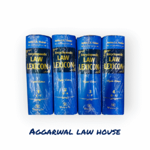 Whytes & Co. Encyclopaedic Law Lexicon in Set of 4 vols by Justice C K Thakkar 5th Edition 2025