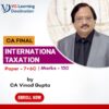 VG Learning Destination CA Final International Taxation Paper 7+Paper 6C by Vinod Gupta Applicable for May 2022 & November 2022 Attempt Available in Google Drive / Pen Drive