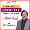 VG Learning Destination CA Final Direct Taxes Paper 7 by Vinod Gupta Applicable for May 2022 & November 2022 Attempt Available in Google Drive / Pen Drive