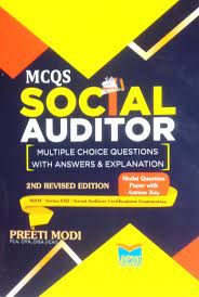 Law Point Publication MCQs Social Auditor MCQs with Answers & Explanation by Preeti Modi Edition 2023