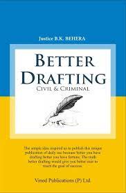 Vinod Publications Better Drafting Civil & Criminal Economical Edition by B.K. BEHERAS Edition 2023