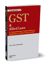Taxmann GST & Allied Laws by A Jatin Christopher 4th Edition 2026