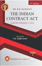 Allahabad Law Agency's Indian Contract Act by DR.R.K BANGIA 17th Edition 2025