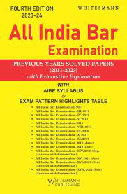 Whitemann All India Bar Examination Previous Years Solved Papers 2011-23 Edition 2023