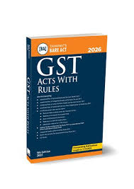 TAXMANN GST Acts with Rules Bare Act 6th Edition 2026