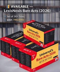 Universal's Lexis Nexis Bare Acts 2026 (Box Set of 301 Bare Acts)