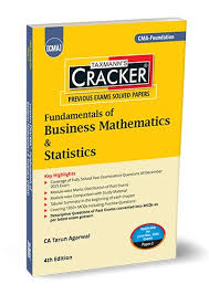 Taxmann's Cracker Fundamentals of Business Mathematics & Statistics by Tarun Agarwal 4rd Edition june 2026/Dec.2026 Exam