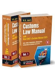 Centax Publications Customs Law Manual With New CBICs Customs Manual 2025 (Set of 2 Volume) By RK JAIN 75th Edition 2026-27