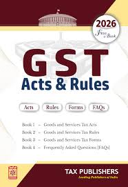 Tax Publishers GST Acts & Rules Acts Rules Forms FAQs free E-Book Edition 2026