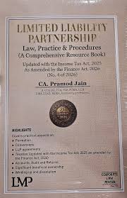 LMP Limited Liability Partnership Law Practice & Procedures (A Comprehensive Resource book ) by CA Pramod Jain 9th Edition 2026