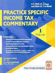 Tax Publishers Practice Specific Income Tax Commentary Set of 2 Vols by Manoj Gupta AY 2023-24 and 2024-25