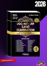 Whitesmann UGC-NET/JRF (Law) Examination Solved Papers (2011-2025) by Bhavna Sharma 9th Edition 2026-27